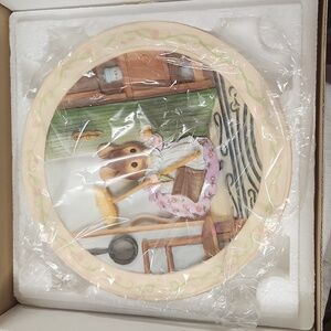 Beatrix Potter Plate & Book "The Tale of 2 Bad Mice" by Davenport Pottery NIB